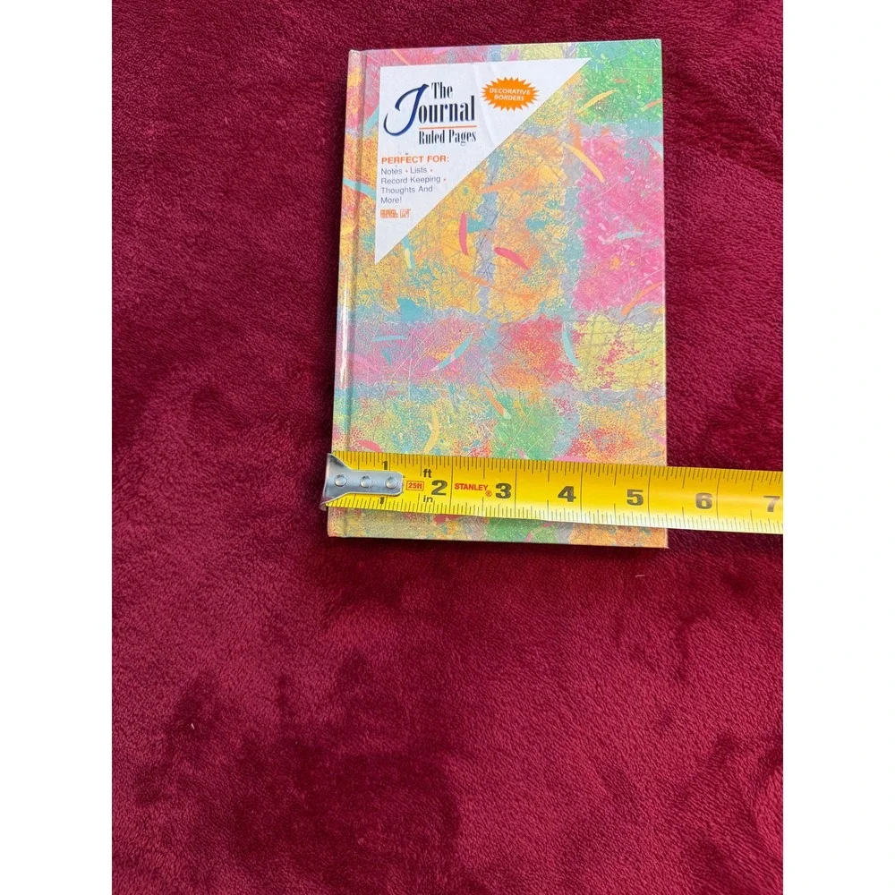 Vintage 1994 Keith Clark Hardcover Journal Ruled Pages Abstract 90s TL‎ 790-10